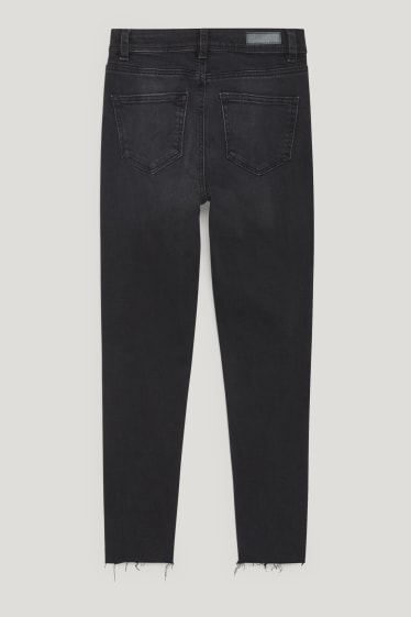 Clockhouse nena - CLOCKHOUSE - skinny jeans - cintura superalta - negre
