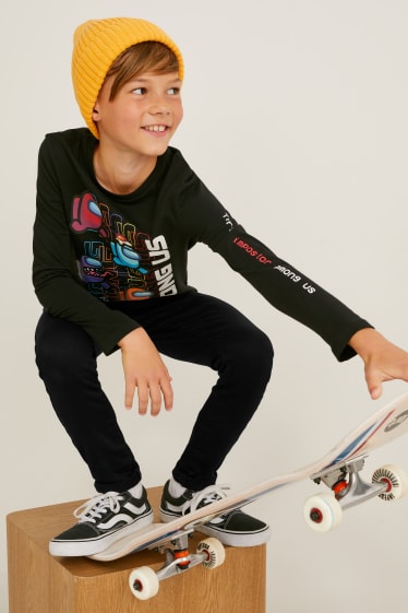 Bambini: - Super skinny jeans - nero