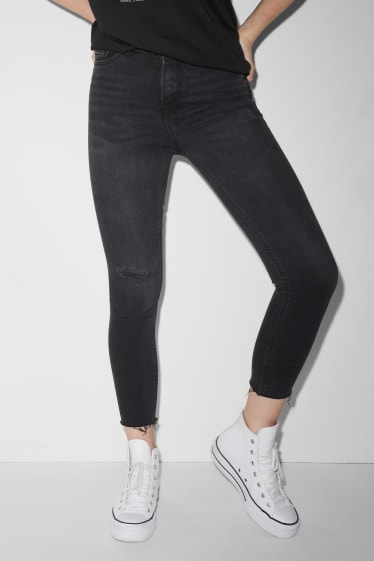 Clockhouse Girls - CLOCKHOUSE - Skinny Jeans - Super High Waist - schwarz