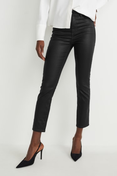 Dona - Slim jeans - high waist- LYCRA® - negre