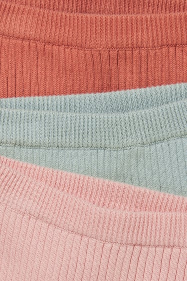 Bébé filles - Leggings en maille pour bébé - corail