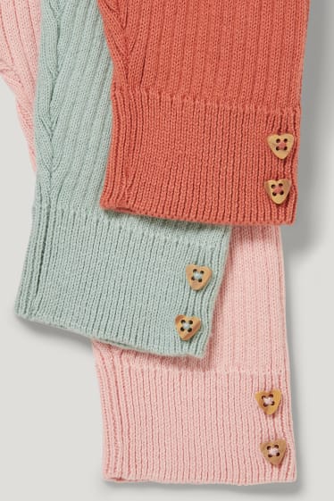 Bébé filles - Leggings en maille pour bébé - corail