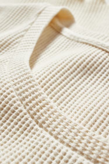 Donna - CLOCKHOUSE - maglia a maniche lunghe - beige chiaro