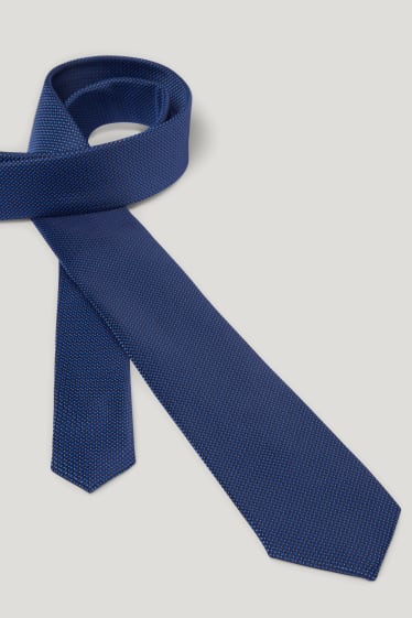 Uomo - Cravatta - blu scuro