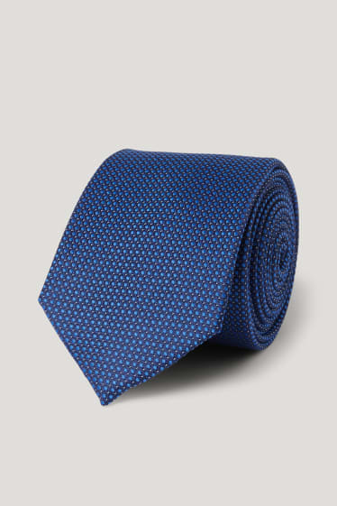 Uomo - Cravatta - blu scuro