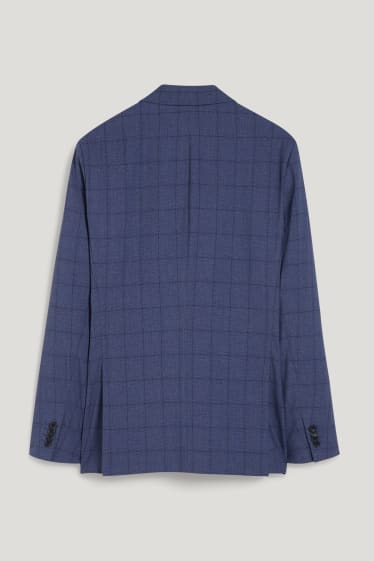Men - Mix-and-match tailored jacket - regular fit - check - dark blue
