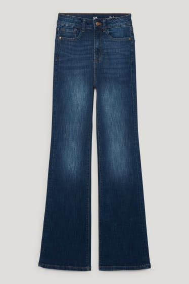 Damen - Flare Jeans - High Waist - LYCRA® - jeans-blau