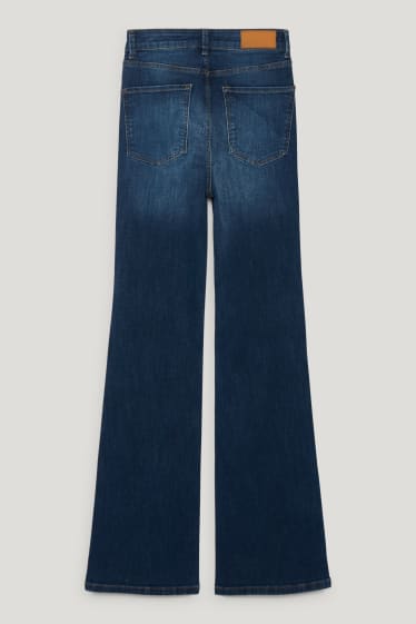 Femmes - Flare jean - high waist - LYCRA® - jean bleu