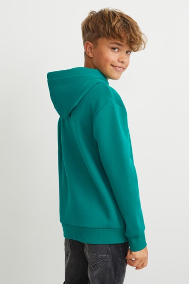 Bambini: - Stranger Things - felpa con cappuccio - verde