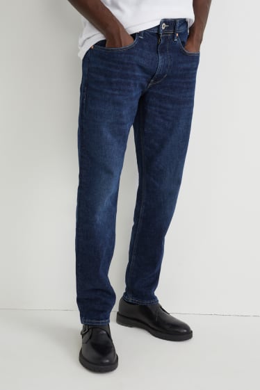 Hommes - Tapered jean - avec fibres de chanvre - LYCRA® - jean bleu foncé