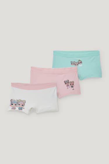 Toddler Girls - Multipack 3er - L.O.L. Surprise - Boxershorts - rosa