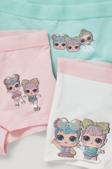 Toddler Girls - Multipack 3er - L.O.L. Surprise - Boxershorts - rosa