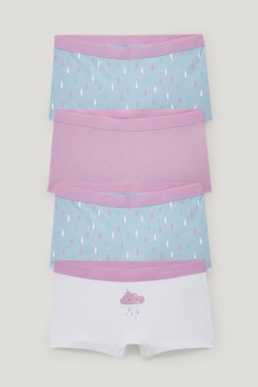 Toddler Girls - Multipack 4er - Boxershorts - hellblau