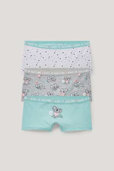 Kids Girls - Multipack 3er - Boxershorts - mintgrün