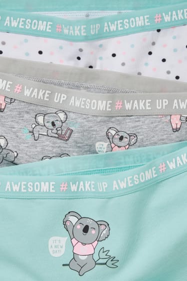 Kids Girls - Multipack 3er - Boxershorts - mintgrün
