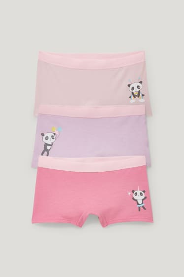 Toddler Girls - Multipack 3er - Boxershorts - rosa