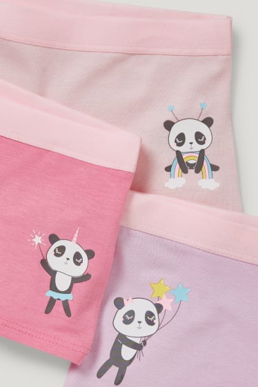 Toddler Girls - Multipack 3er - Boxershorts - rosa