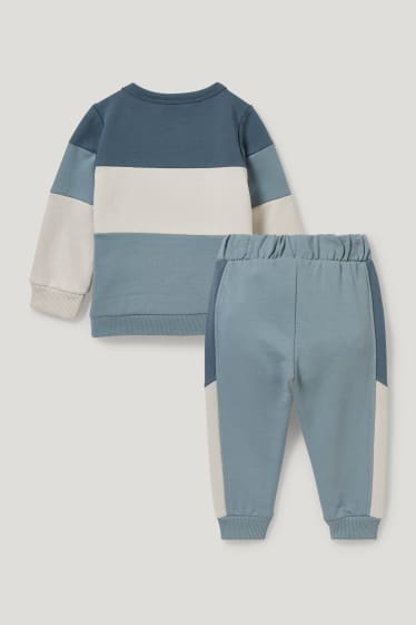 Bébé garçons - Ensemble bébé - 2 pièces - bleu  / gris foncé