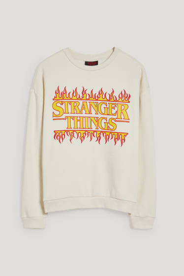 Clockhouse Girls - CLOCKHOUSE - sweatshirt - Stranger Things - cremewhite