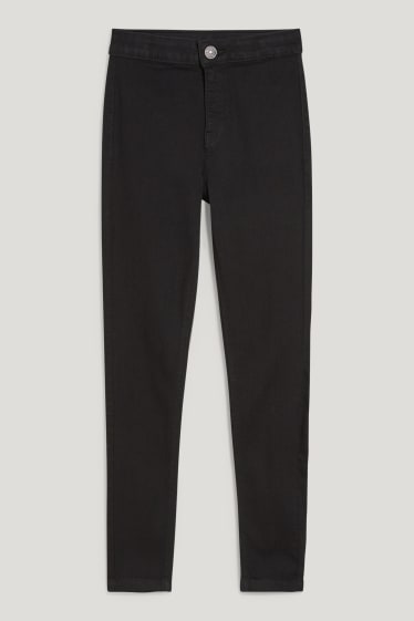 Filles - Jegging jean - noir