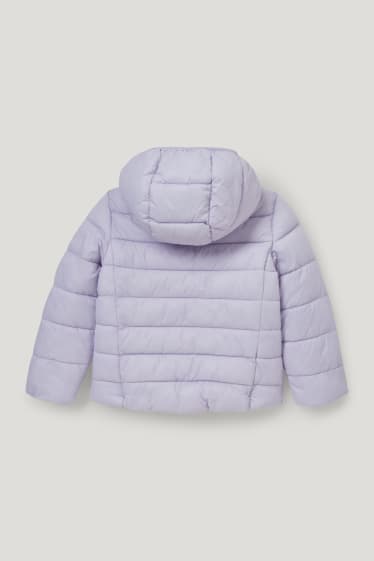 Toddler Girls - Steppjacke mit Kapuze - hellviolett