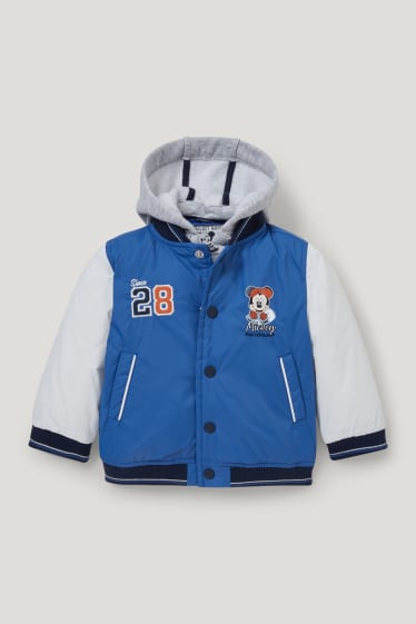 Baby Boys - Mickey Mouse - jachetă cu glugă - albastru