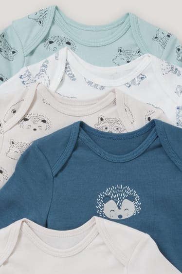Baby Girls - Confezione da 5 - body per neonati - verde menta