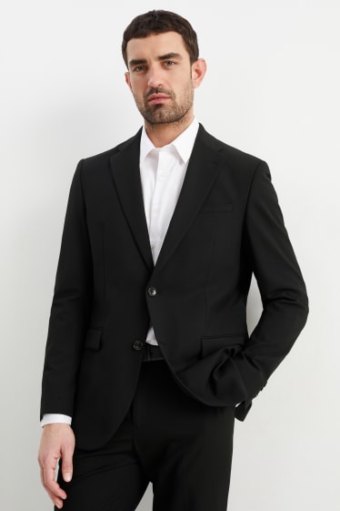 Hombre - Americana - colección modular - regular fit - Flex - LYCRA® - Mix & Match - negro