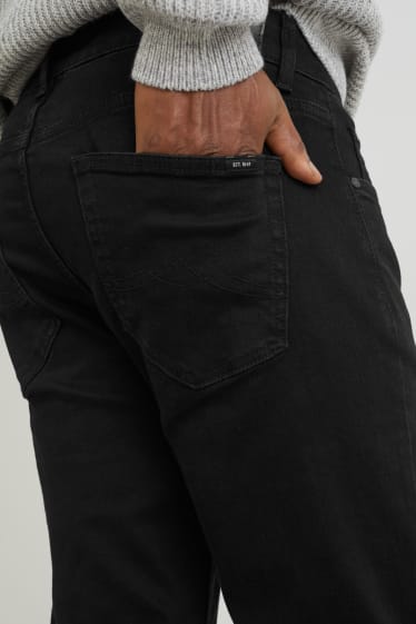 Pánské - Straight jeans - černá