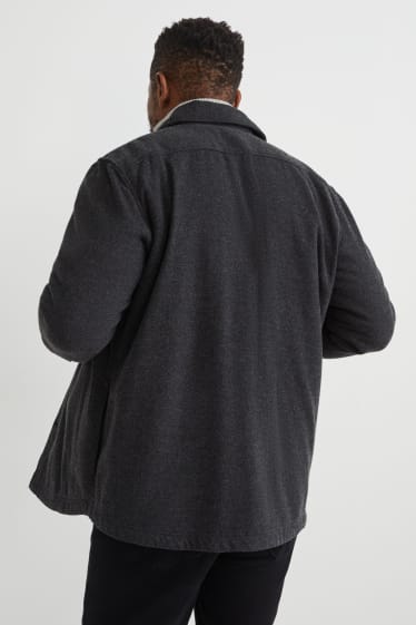 Hommes - Veste-chemise - gris foncé