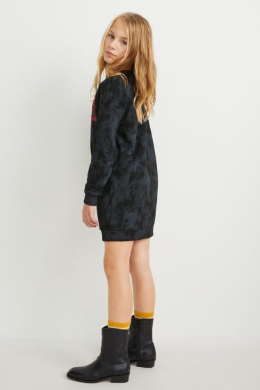 Bambine: - Stranger Things - vestito di felpa - nero
