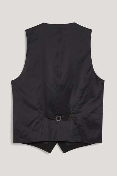 Herren - Baukasten-Weste - Regular Fit - Flex - LYCRA® - schwarz