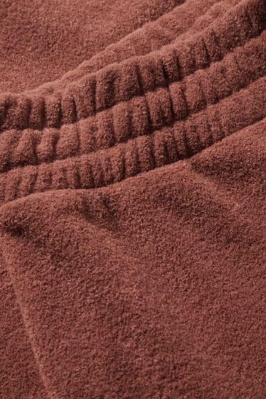Clockhouse Girls - CLOCKHOUSE - terry cloth joggers - terracotta