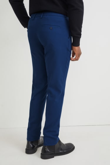Uomo - Pantaloni coordinabili - slim fit - Flex - LYCRA® - blu