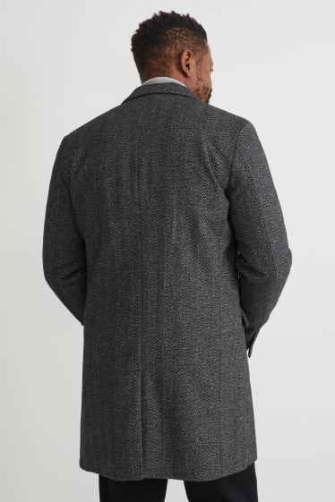 Herren - Mantel - grau-melange