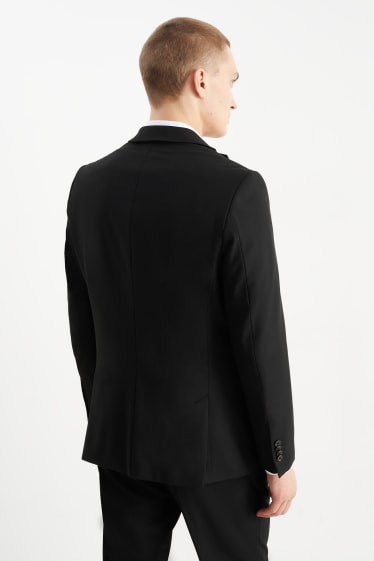 Pánské - Oblekové sako - body fit - Flex - LYCRA® - černá