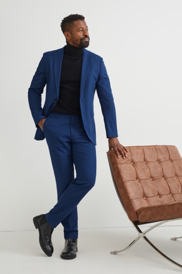 Herren - Baukasten-Sakko - Slim Fit - Flex - LYCRA® - blau