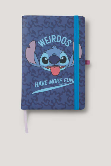 Clockhouse Girls - Lilo & Stitch - notebook - blue
