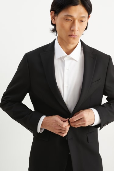 Herren - Baukasten-Sakko - Slim Fit - Flex - LYCRA® - Mix & Match - schwarz