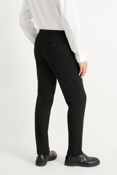 Hommes - Pantalon de costume - slim fit - Flex - LYCRA® - Mix & Match - noir