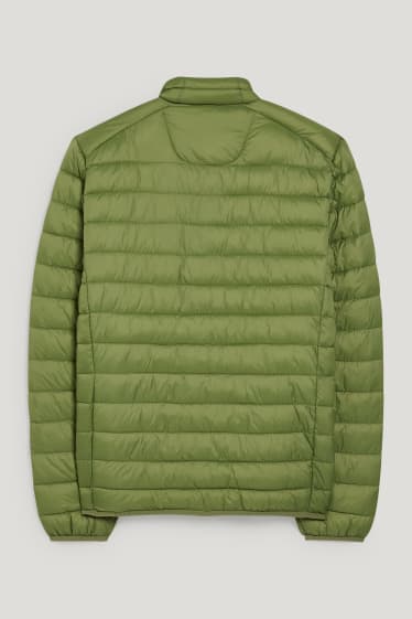 Heren - Gewatteerde jas - groen