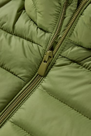 Pánské - Prošívaná bunda - zelená