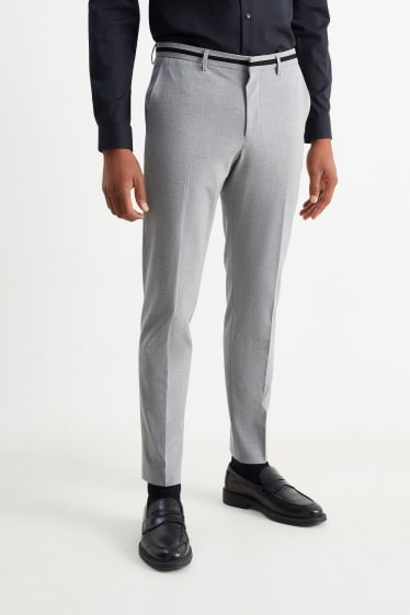 Heren - Broek uit het combi-systeem - slim fit - Flex - LYCRA® - licht grijs-mix
