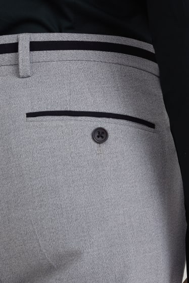 Heren - Broek uit het combi-systeem - slim fit - Flex - LYCRA® - licht grijs-mix