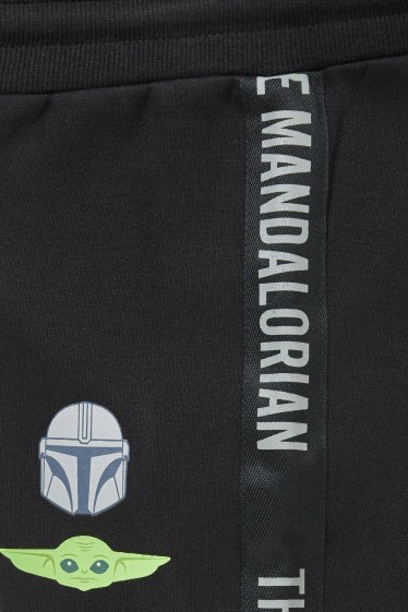 Batolata chlapci - Hvězdné války: Mandalorian - teplákové kalhoty - černá