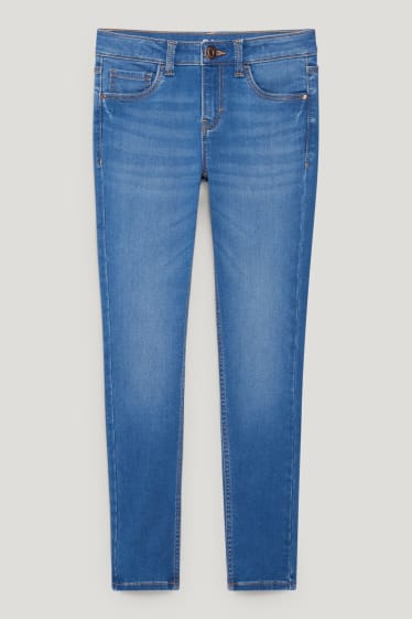 Niñas - Super skinny jeans - vaqueros - azul