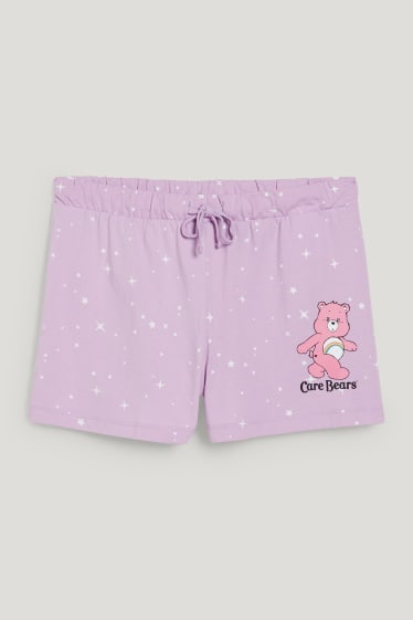Clockhouse niñas - CLOCKHOUSE - pantalón corto de pijama - Los osos amorosos - violeta claro