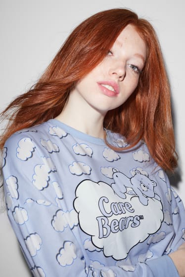 Clockhouse femme - CLOCKHOUSE - haut de pyjama - Bisounours - bleu clair