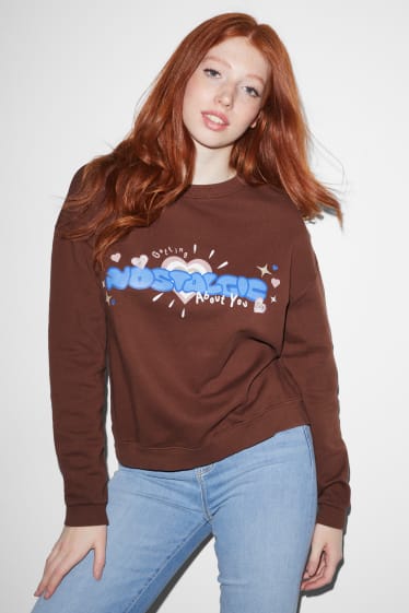 Clockhouse Girls - CLOCKHOUSE - sweatshirt - brown