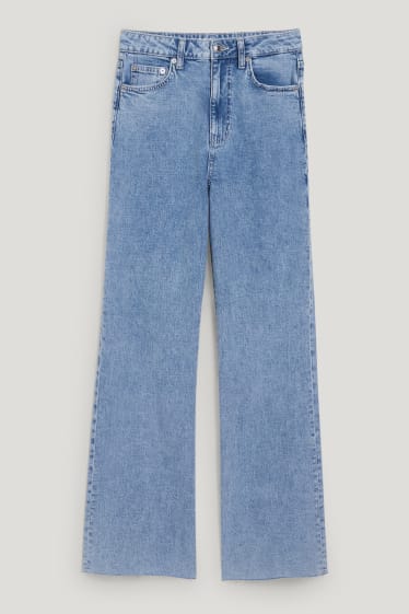 Clockhouse Girls - CLOCKHOUSE - Wide Leg Jeans - High Waist - jeans-hellblau